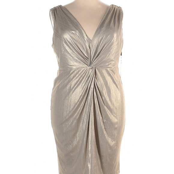 Calvin Klein Dresses & Skirts - Calvin Klein Silver Cocktail Dress